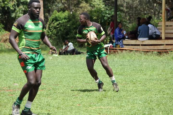 Embu RFC Augustine Cheruiyot in a past action. Photo Courtesy/ Embu.