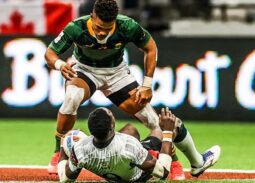 Angelo Davids against Kenya 7s. Photo Courrtesy/SA Rugby