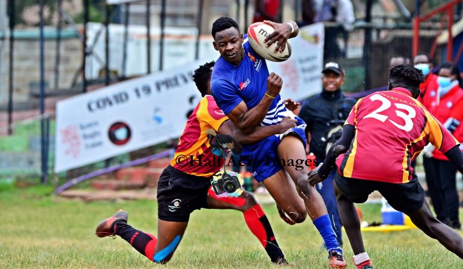 Strathmore's Brunson Madigu in action against Blak Blad. Phto Courtesy/Denis Acre-Half.