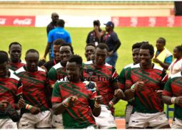 Kenya Under 20 celebrate in Barthes Cup. Photo Courtesy/Denis Acre-Half.