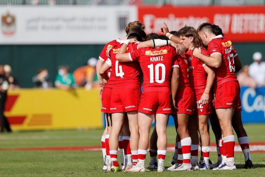 Canada 7s players. Photo Courtesy/World Rugby.