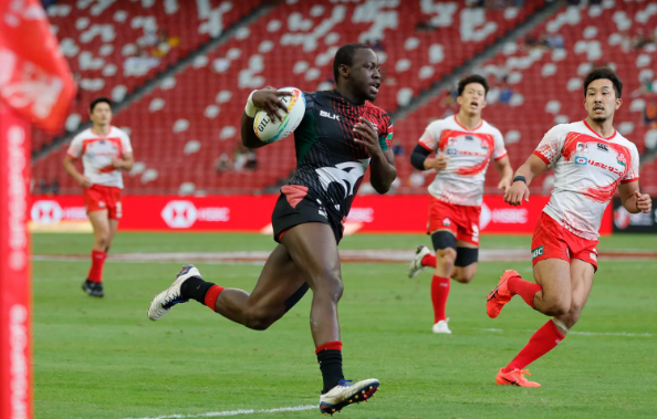 st Japan on day two of the HSBC Singapore Sevens at Singapore National Stadium on 10 April, 2022 in Kallang, Singapore. Photo credit: Mike Lee - KLC fotos for World Rugby
